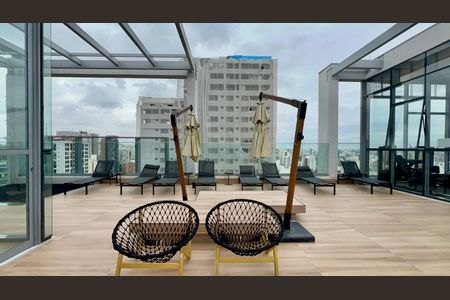Studio para alugar com 31m², 1 quarto e sem vagaPiscina