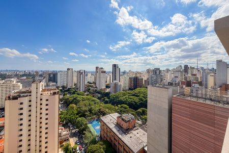 Apartamento para alugar com 31m², 1 quarto e sem vagaVaranda - Vista