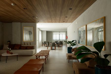 Apartamento à venda com 80m², 2 quartos e 1 vagaÁrea comum - Salão de festas