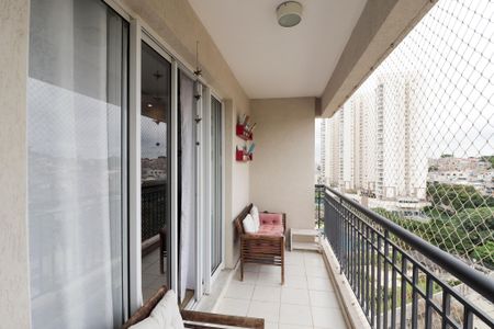 Varanda da Sala de apartamento à venda com 3 quartos, 92m² em Lauzane Paulista, São Paulo