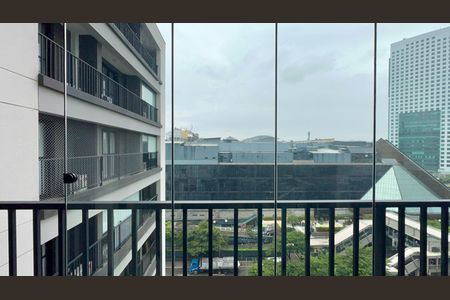 Varanda de kitnet/studio para alugar com 1 quarto, 30m² em Pinheiros, São Paulo