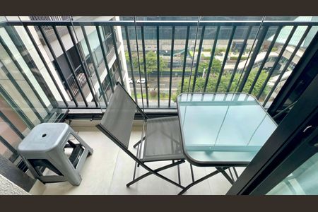 Studio para alugar com 30m², 1 quarto e sem vagaVaranda