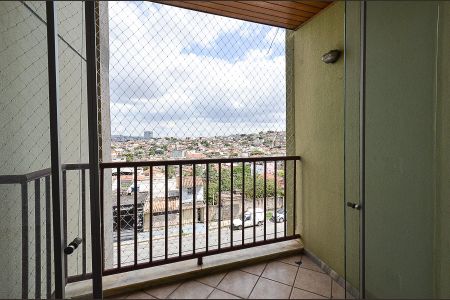 Varanda Sala de apartamento à venda com 3 quartos, 65m² em Santa Cruz, Belo Horizonte