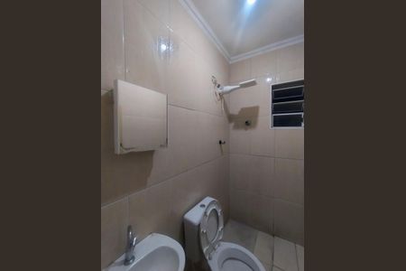 Banheiro Social  de casa para alugar com 1 quarto, 45m² em Montanhão, São Bernardo do Campo