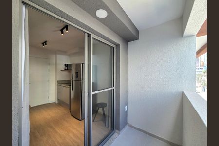 Studio à venda com 26m², 1 quarto e sem vagaVaranda