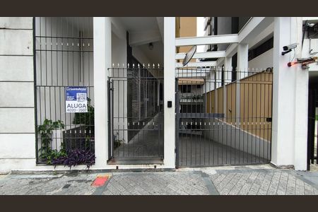 Apartamento para alugar com 44m², 1 quarto e sem vagaFachada + Plaquinha