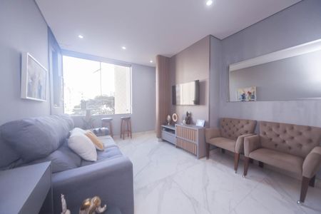 sala de apartamento à venda com 2 quartos, 68m² em Sion, Belo Horizonte