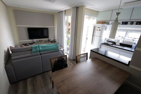 Sala de apartamento à venda com 2 quartos, 51m² em Vila Assunção, Santo André