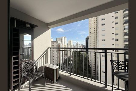 Studio para alugar com 28m², 1 quarto e sem vagaVaranda
