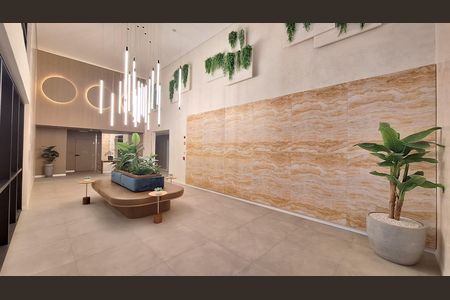 Studio para alugar com 24m², 1 quarto e sem vaga Studio para alugar com 24m², 1 quarto e sem vagaHall de entrada