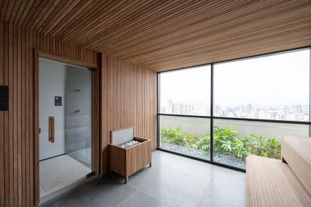 Apartamento à venda com 46m², 1 quarto e 1 vaga Apartamento à venda com 46m², 1 quarto e 1 vagaSaúna