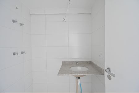 Banheiro Social de kitnet/studio à venda com 1 quarto, 26m² em Vila Clementino, São Paulo