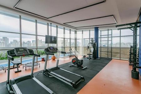Studio para alugar com 23m², 1 quarto e sem vaga Studio para alugar com 23m², 1 quarto e sem vagaAcademia