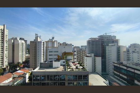 Studio para alugar com 23m², 1 quarto e sem vaga Studio para alugar com 23m², 1 quarto e sem vagaVista da Varanda do Studio