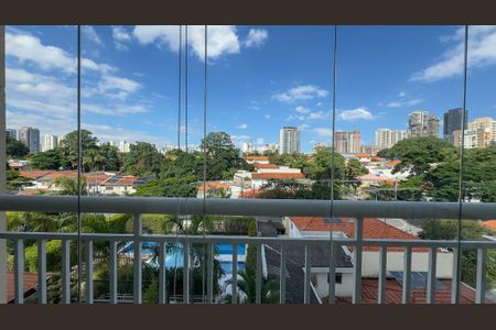 Vista da Sacada de apartamento para alugar com 1 quarto, 49m² em Vila Cordeiro, São Paulo