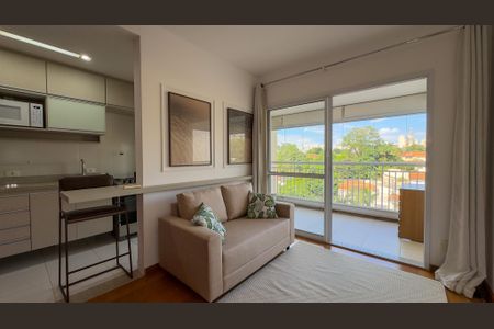 Sala de apartamento para alugar com 1 quarto, 49m² em Vila Cordeiro, São Paulo