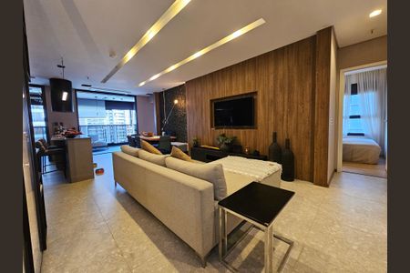 Sala de apartamento à venda com 2 quartos, 105m² em Jardim das Acacias, São Paulo