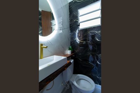 Casa de condomínio para alugar com 80m², 2 quartos e 1 vagaLavabo