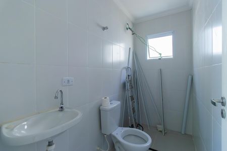 Casa de condomínio para alugar com 80m², 2 quartos e 1 vagaBanheiro Social