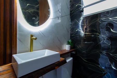 Casa de condomínio para alugar com 80m², 2 quartos e 1 vagaLavabo