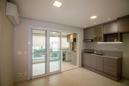 Sala de apartamento para alugar com 1 quarto, 42m² em Cidade Monções, São Paulo