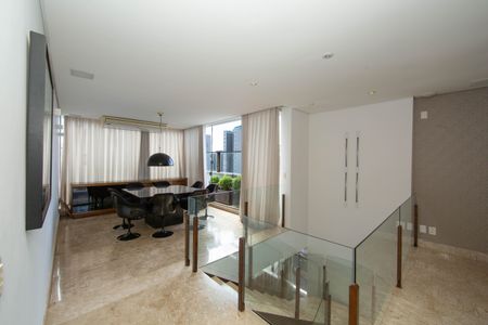SALA de apartamento à venda com 3 quartos, 366m² em Sion, Belo Horizonte
