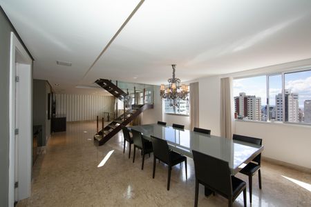 SALA de apartamento à venda com 3 quartos, 366m² em Sion, Belo Horizonte