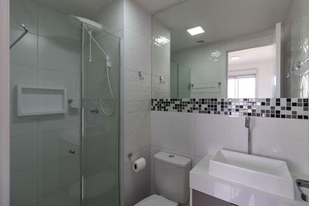 Apartamento para alugar com 28m², 1 quarto e sem vagaBanheiro da Suíte