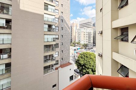 varanda sala de kitnet/studio para alugar com 2 quartos, 50m² em Jardim Paulista, São Paulo