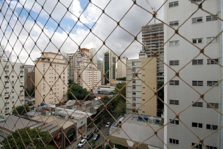 Vista da Sala de Estar e Jantar de apartamento à venda com 3 quartos, 178m² em Cerqueira César, São Paulo