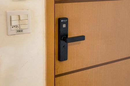 Apartamento para alugar com 77m², 2 quartos e 1 vagaFechadura eletrônica 
