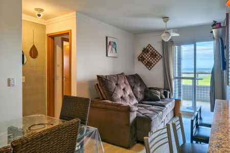 Sala de apartamento para alugar com 2 quartos, 77m² em Nova Mirim, Praia Grande