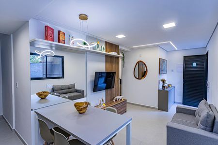 Apartamento à venda com 42m², 2 quartos e 1 vagaSala, cozinha e área de serviço