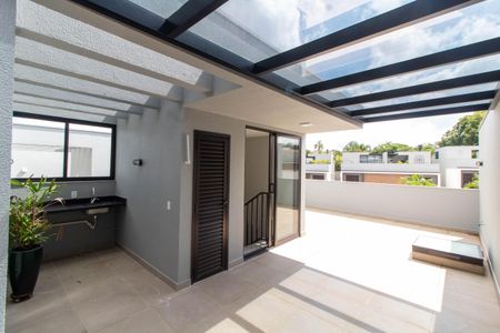 Casa de condomínio à venda com 130m², 2 quartos e 2 vagasCOBERTURA ÁREA GOURMET