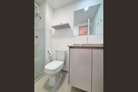 Apartamento para alugar com 24m², 1 quarto e sem vaga Apartamento para alugar com 24m², 1 quarto e sem vagaBanheiro da Suíte