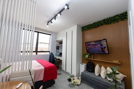 Cozinha_Suite de kitnet/studio à venda com 1 quarto, 26m² em Bethaville I, Barueri