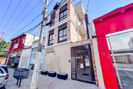 Apartamento para alugar com 40m², 1 quarto e sem vagaFachada com Plaquinha