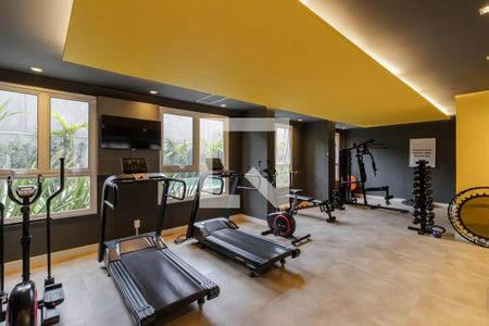 Apartamento para alugar com 36m², 2 quartos e sem vaga Apartamento para alugar com 36m², 2 quartos e sem vagaÁrea comum - Academia