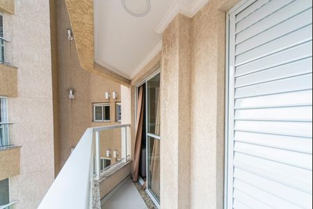 Varanda da Sala de apartamento para alugar com 2 quartos, 60m² em Casa Branca, Santo André
