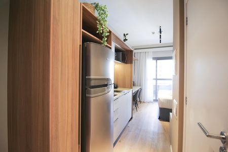 Studio à venda com 28m², 1 quarto e sem vaga