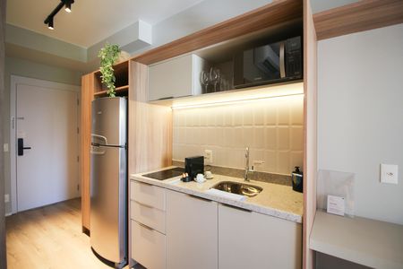 Studio à venda com 28m², 1 quarto e sem vaga