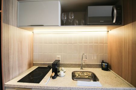 Studio à venda com 28m², 1 quarto e sem vaga