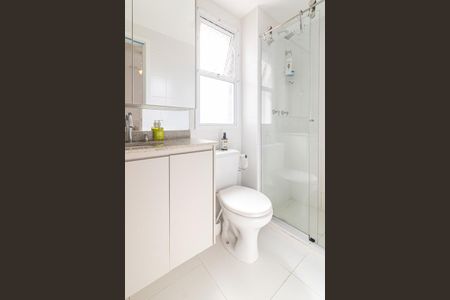 Apartamento para alugar com 53m², 2 quartos e 1 vaga Apartamento para alugar com 53m², 2 quartos e 1 vagaBanheiro da Suíte