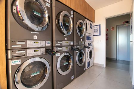 Studio para alugar com 27m², 1 quarto e sem vagaLavanderia