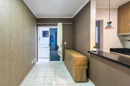 Sala de apartamento para alugar com 1 quarto, 36m² em Cidade Ocian, Praia Grande