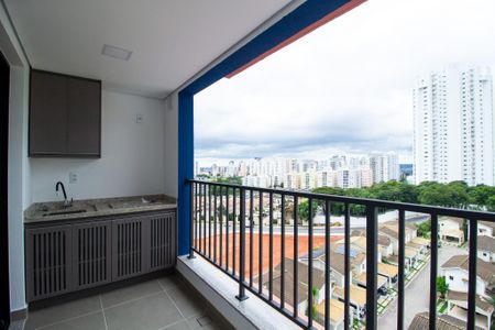 Studio para alugar com 49m², 1 quarto e 1 vagaVaranda gourmet