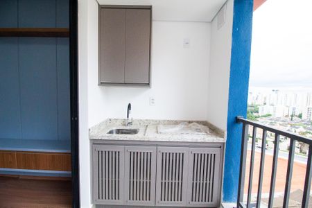 Varanda da Sala de kitnet/studio para alugar com 1 quarto, 49m² em Parque Campolim, Sorocaba