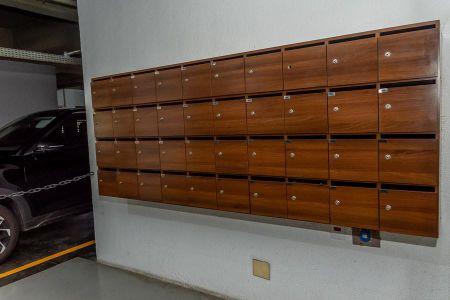 Apartamento para alugar com 154m², 3 quartos e 2 vagasCaixas de correspondência do bloco