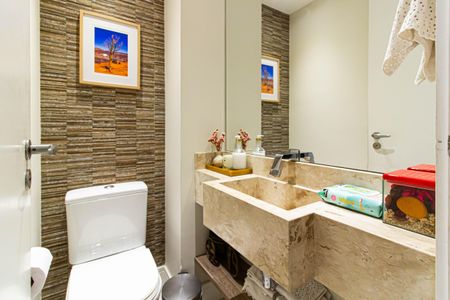 Apartamento à venda com 134m², 4 quartos e 3 vagasBanheiro da Suíte 3