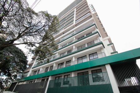 Studio para alugar com 29m², 1 quarto e sem vaga Studio para alugar com 29m², 1 quarto e sem vagaFachada